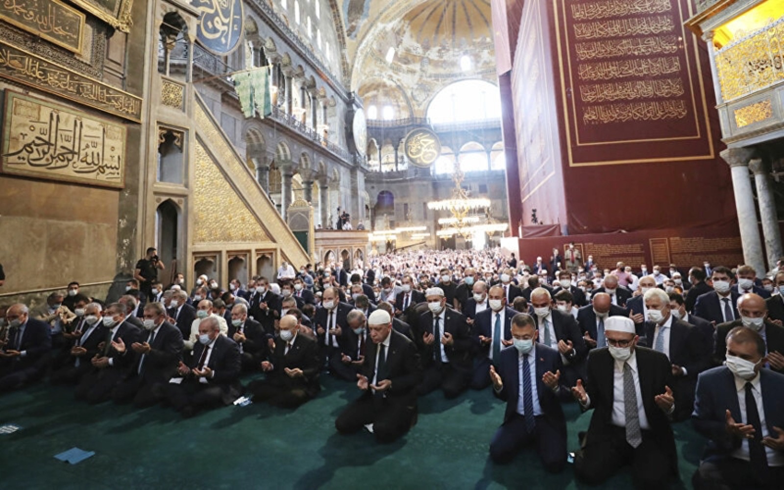 آيا صوفيا صلاة الجمعة ٢٤ / ٧ / ٢٠٢٠م