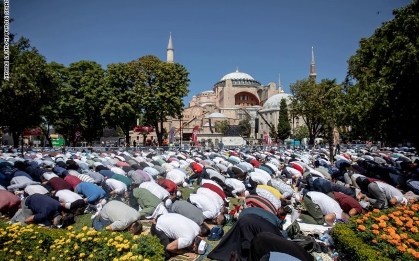 آيا صوفيا صلاة الجمعة ٢٤ / ٧ / ٢٠٢٠م